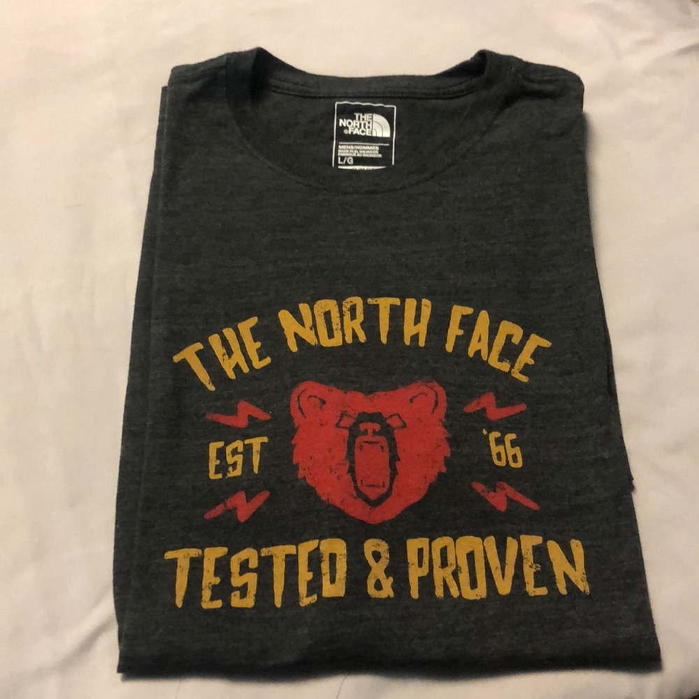 Gray  T-Shirt  The North Face